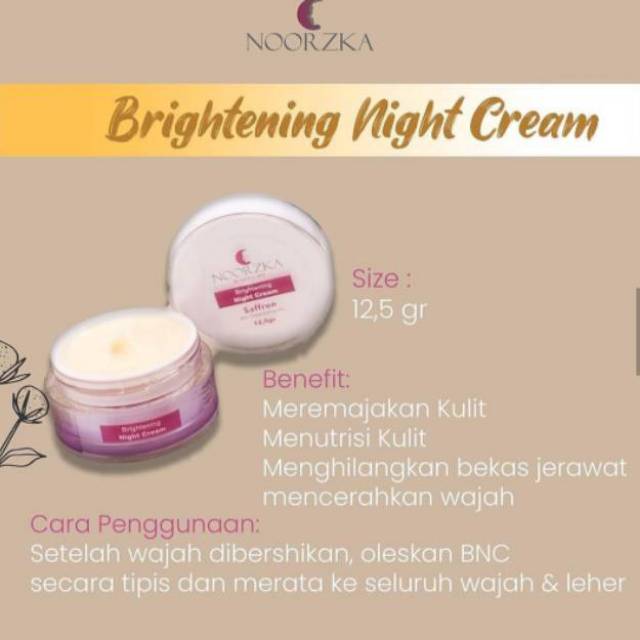 Brightening Night Cream Noorzka