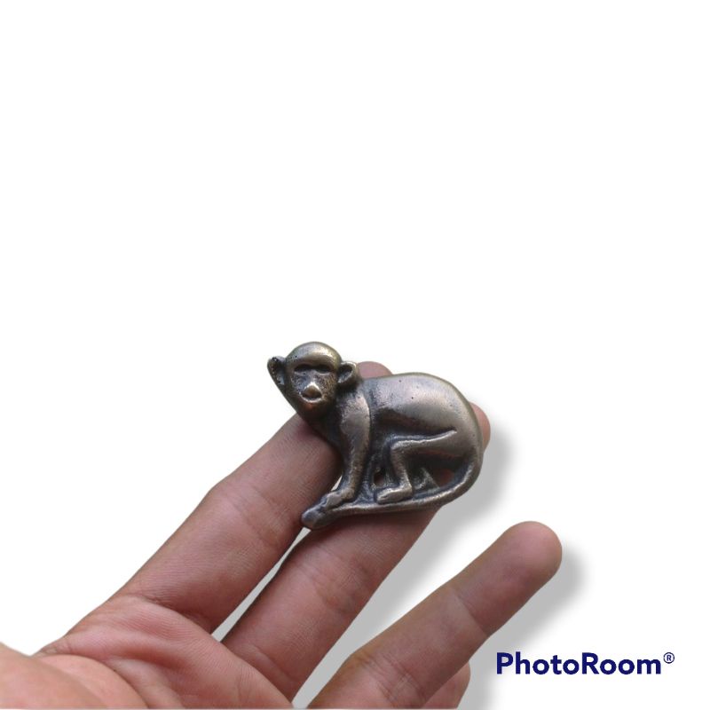 Handle Laci / Knob Cabinet / Tarikan Laci Kuningan Antik motif Monyet