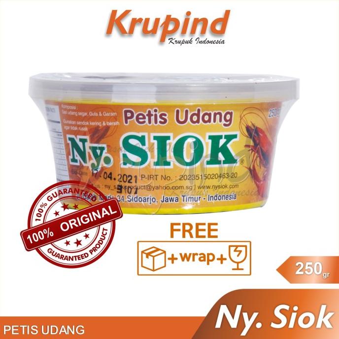 

*****] Petis Udang Ny Siok 250gr - Krupind