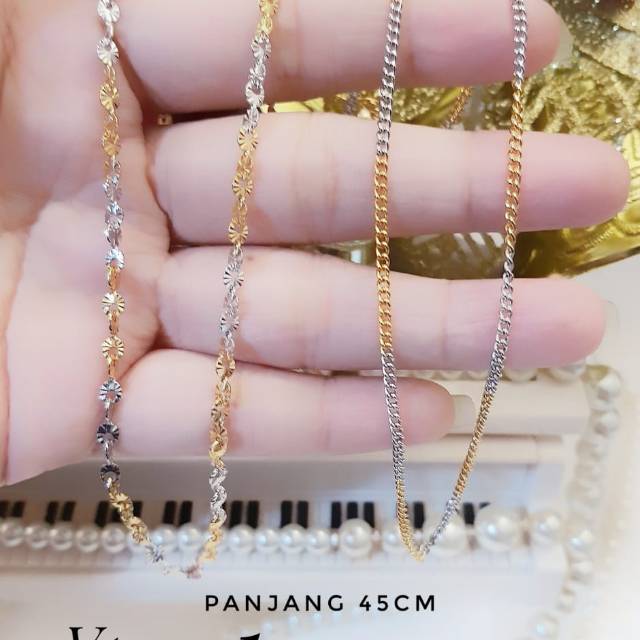 Xuping rantai kalung lapis emas 1617h