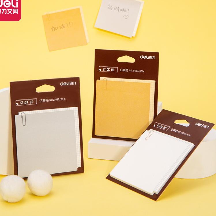 

ㅼ Sticky Notes/Memo Stick Deli 21539 Motif Random (Pcs) ぅ