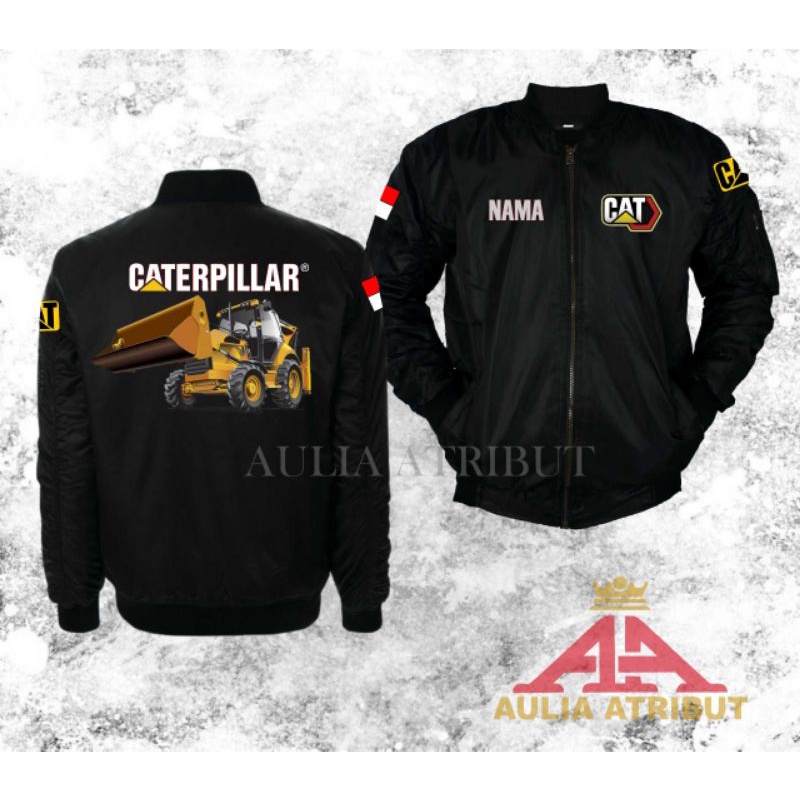 jaket bomber Caterpillar dozer