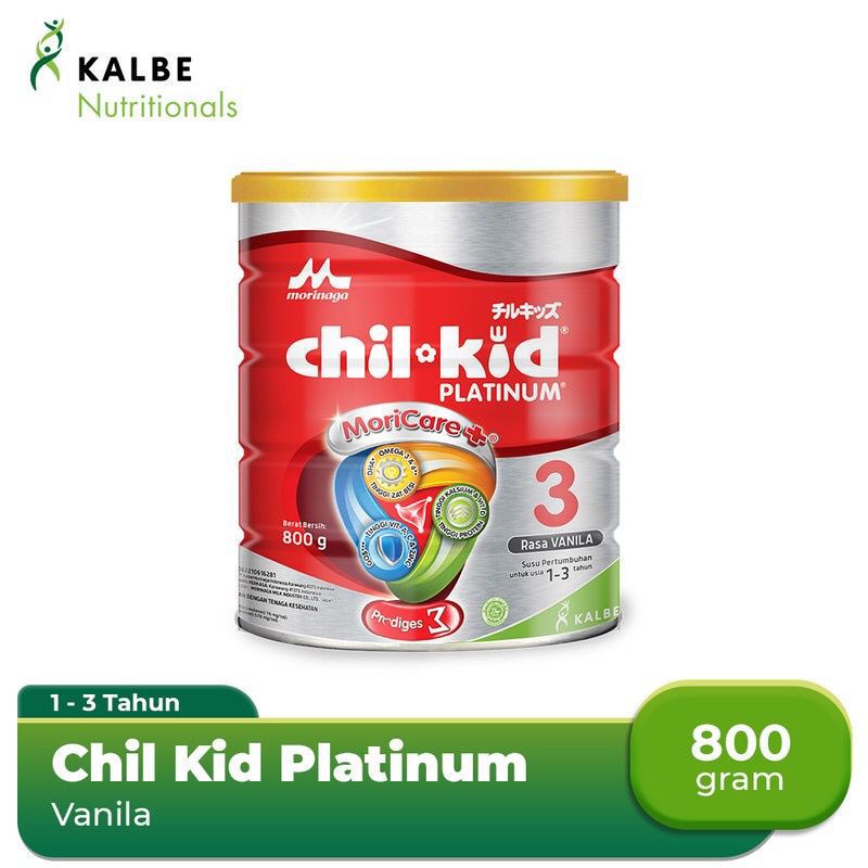 Morinaga Chil kid Platinum Vanila 800g Chilkid exp 2025