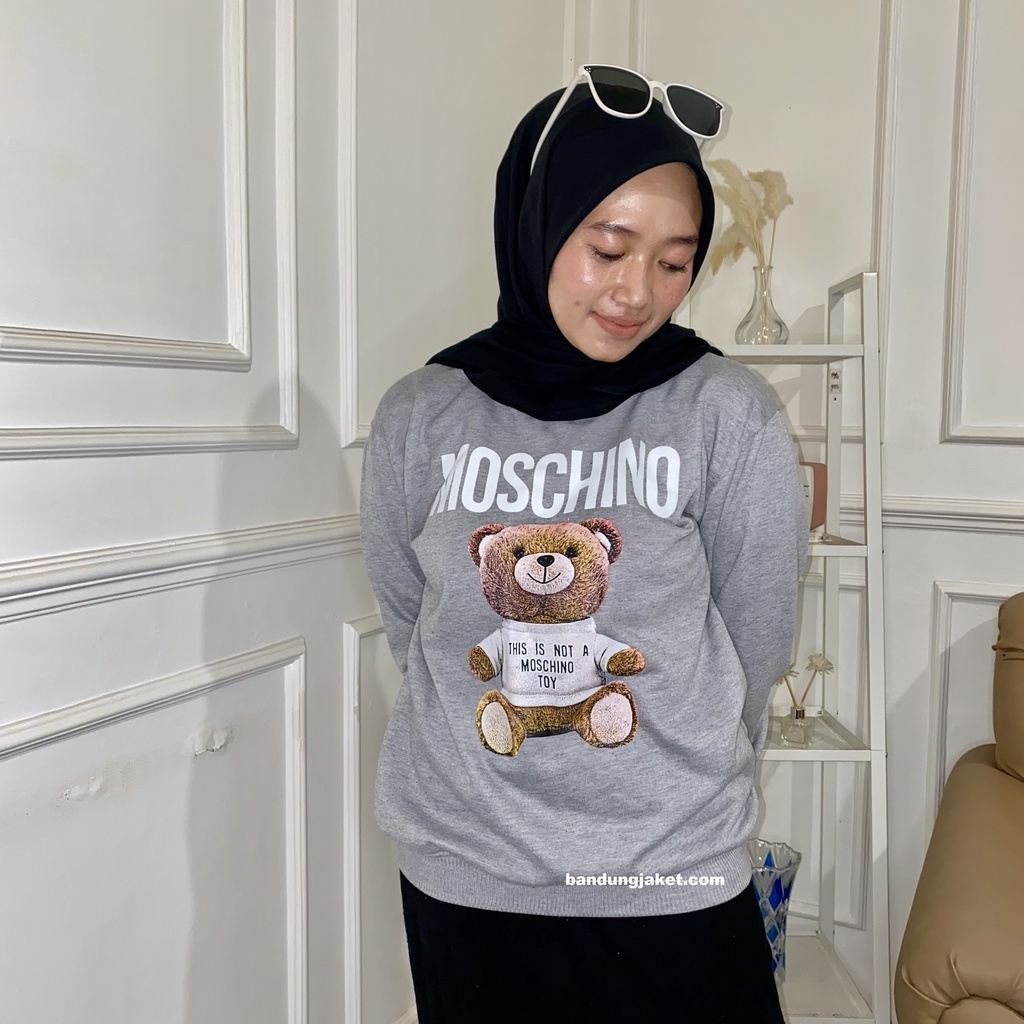 MOCHINO SWEATER CRAWNECK || SWEWTER BASIC KOREA