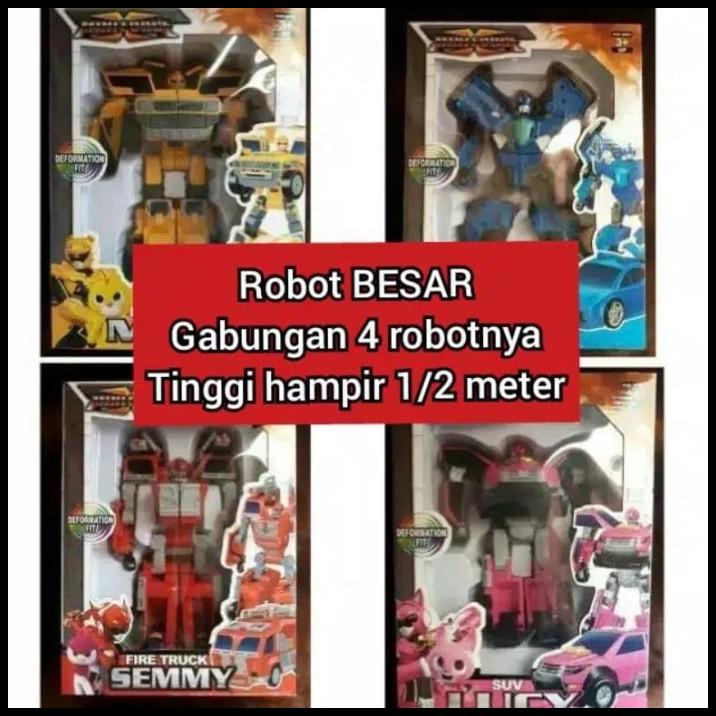 mainan robot mini force robot miniforce
