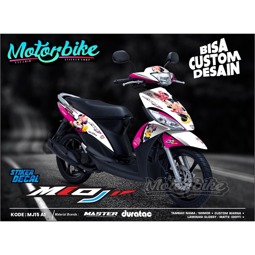 Aksesoris Motor - Sticker Decal Yamaha Mio J Fullbody - Decal Sticker Yamaha Mio J Fullbody - Sticke