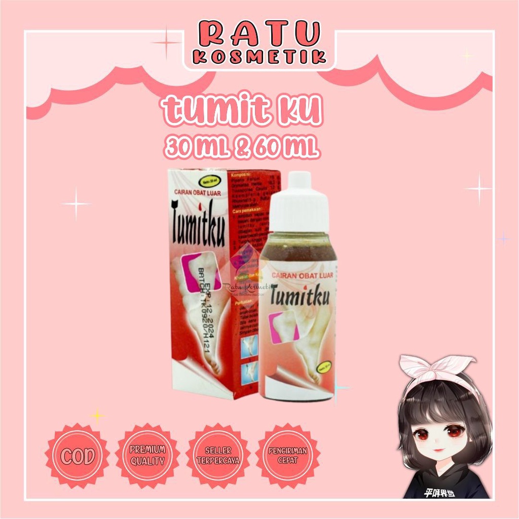 ❤ RATU ❤ Tumitku Cream Pembersih Kaki Pecah Pecah | Tumit Ku 30ml dan 60ml (✔️BPOM)