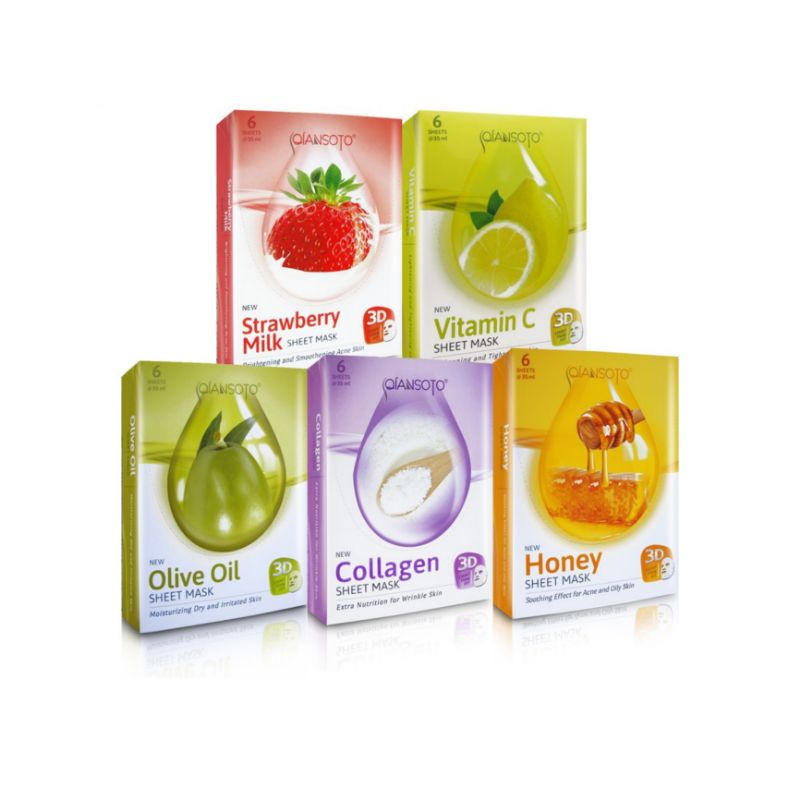QIANSOTO Sheet Mask 3D 35ml
