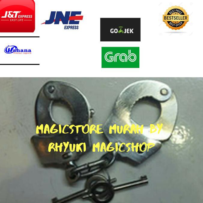 TERLARI5 alat sulap - borgol jempol (alat sulap escape)