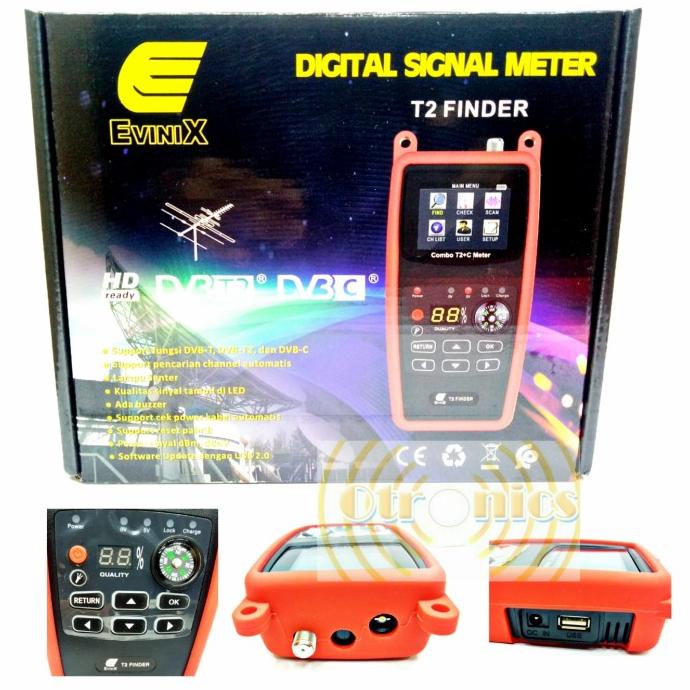 Digital Signal Meter DVB T2 DVBC EVINIX / DVB T2 FINDER / satfinder otron1c5