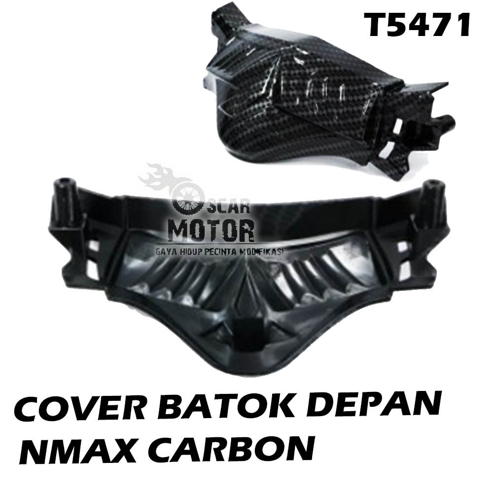 Headlight Underneath Cover Front Under Headlight Cover Carbon Yamaha Nmax T5471