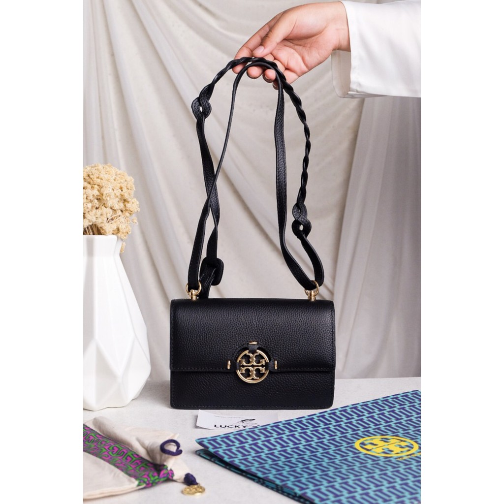 Tory Burch Miller Mini Bag In Black - ORIGINAL 100%