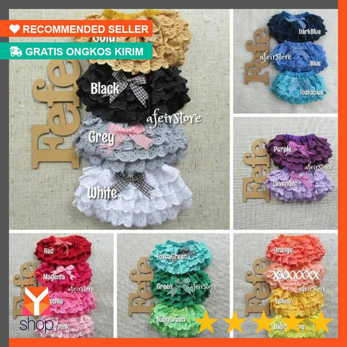 BAGUS BANGET  Rok Bayi Tutu Renda Pants Mini
