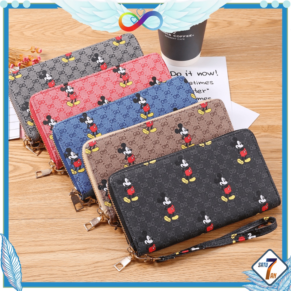 Satu7an D46 DOMPET PANJANG WANITA KULIT SINTETIS WOMEN'S WALLET