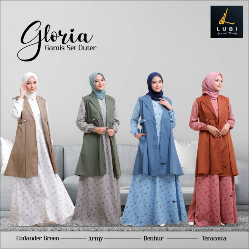 LUBI GLORIA GAMIS SET OUTER
