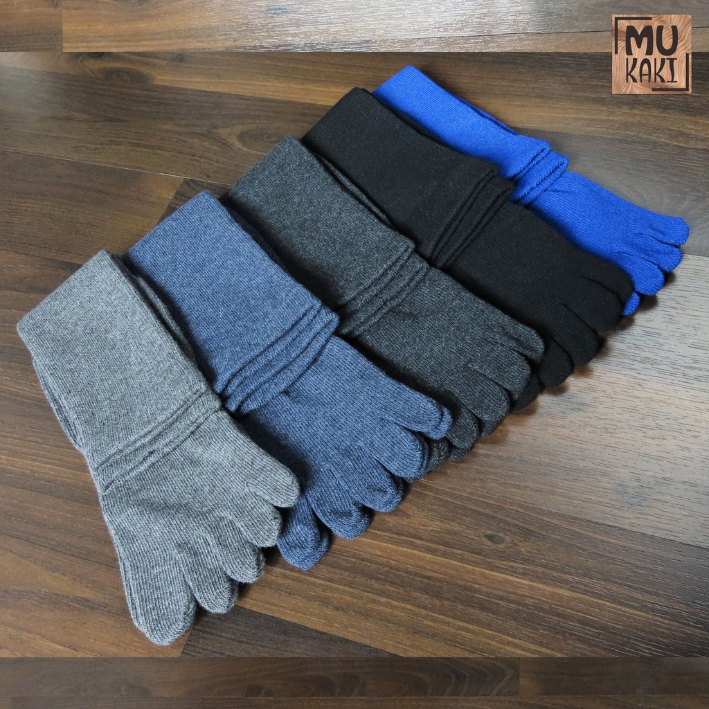 Kaos kaki Pria 5 Jari / Kaos kaki kantor 5 Jari Mukaki