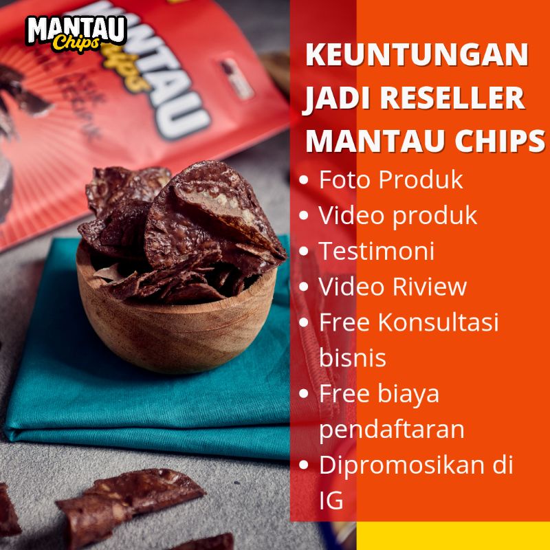 

Mantau Chips [PAKET RESELLER] Keripik singkong cokelat varian lengkap