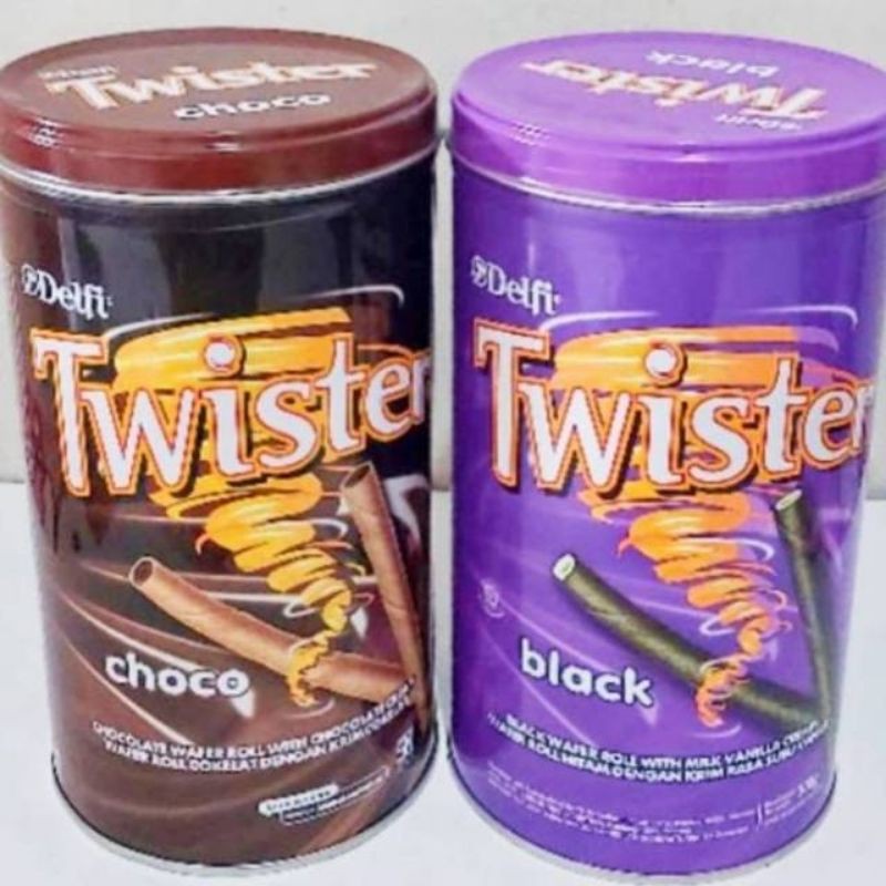TWISTER KALENG 150Gram / TWISTER BLACK CHOCO