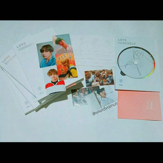 [READY UNSEALED] BTS ALBUM LOVE YOURSELF HER PHOTOCARD ( TAEHYUNG, SUGA, TAEHYUNG, JIMIN )