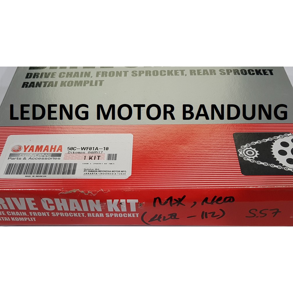 Gear Set Jupiter MX New Rantai Komplit GirSet Depan Belakang Original Yamaha 2011 - 2014