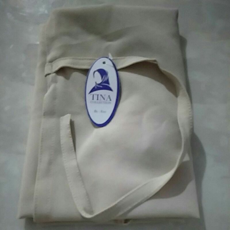 KERUDUNG MARYAM/HIJAB MARYAM/BERGO MARYAM-CREAM