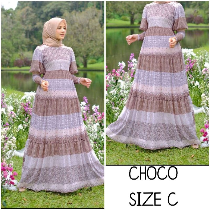 (SIAP KIRIM) SAHAR DRESS BY OUNAD OUTFIT