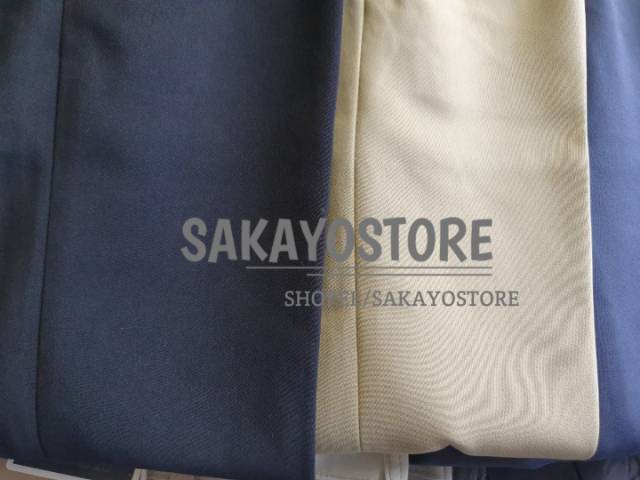 SAKAYO Celana Bahan Reguler Pria Formal Hitam