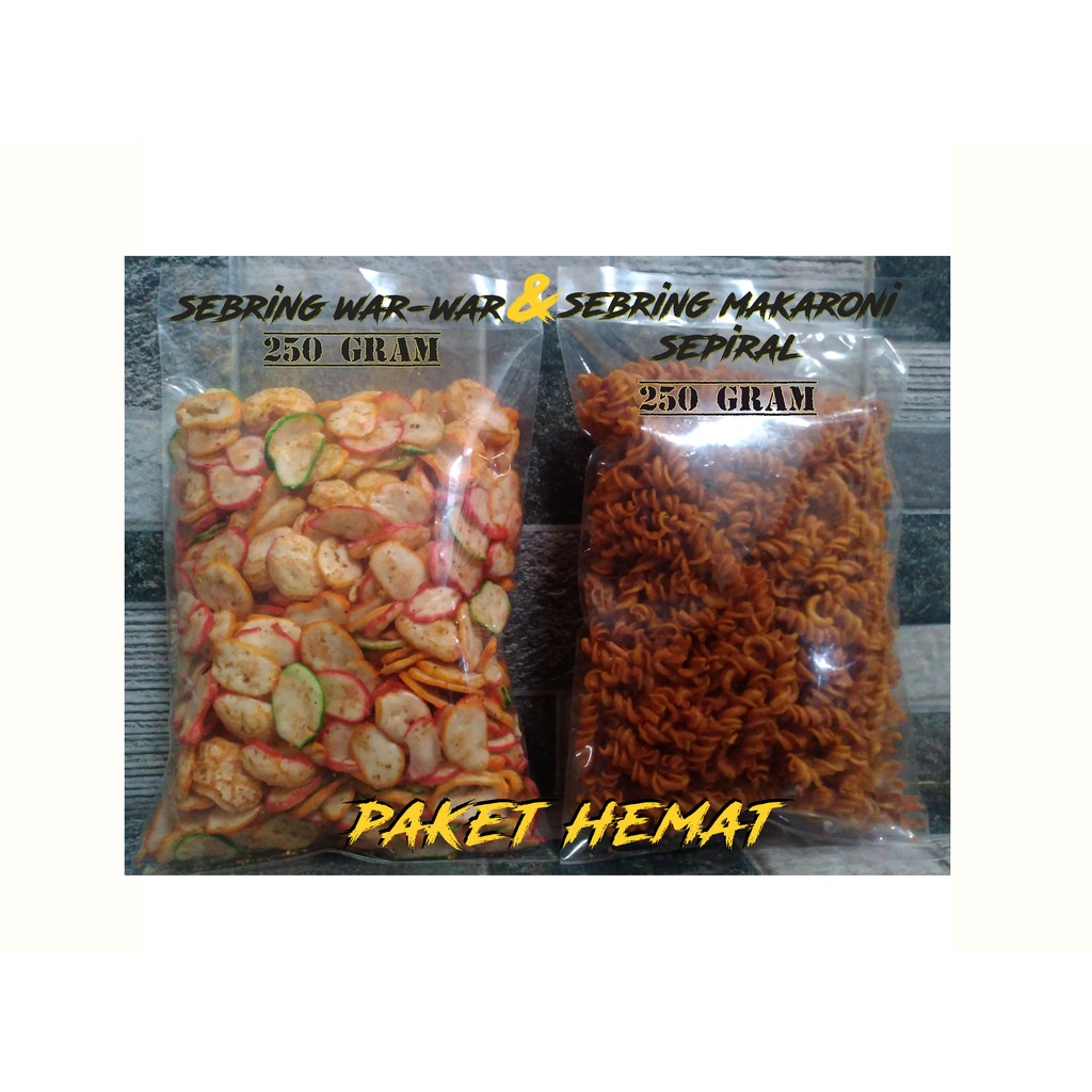 

Paket Seblak Kering Kerupuk Bantat dan Makaroni Spiral Pedas 500 Gram