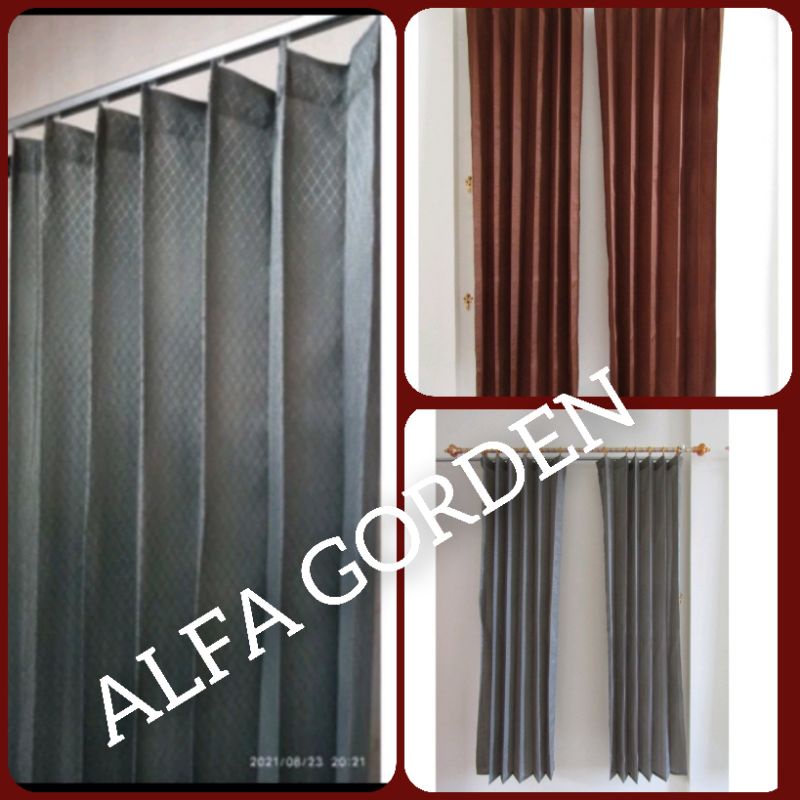 Gorden Plisket Polos Korden Wajik Hordeng Sido Korden Plisket Wajik Mirah Gorden Murah Gorden Pintu 