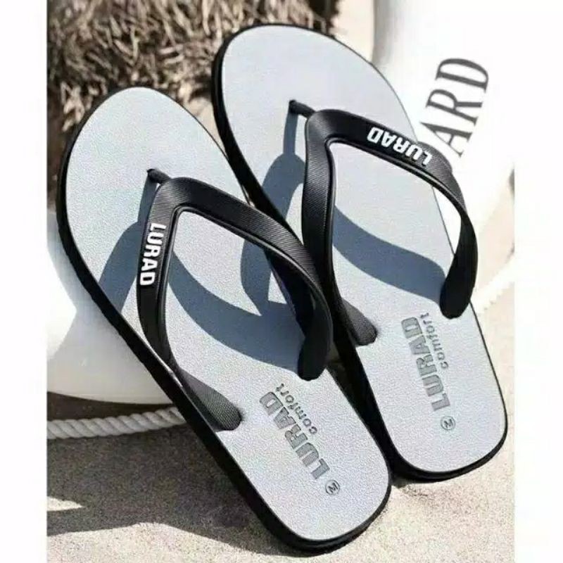 sandal jepit cowok motif lurrad