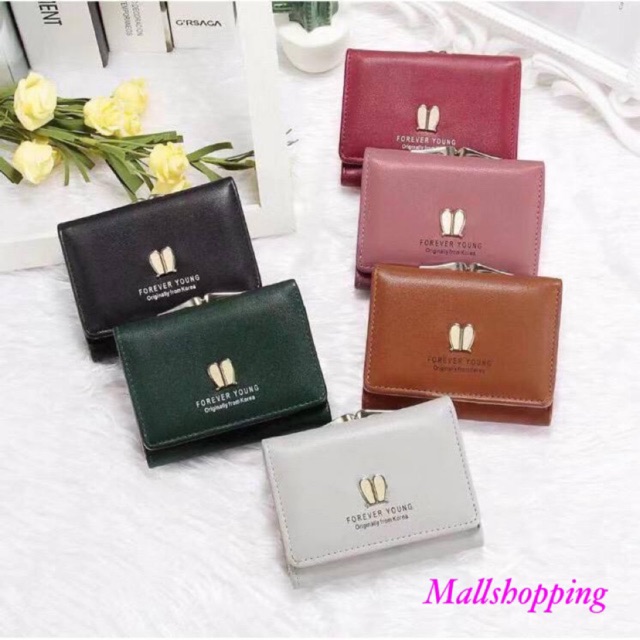 (COD) Dompet Wanita Dompet Kulit Import F37 MALLSHOPPING