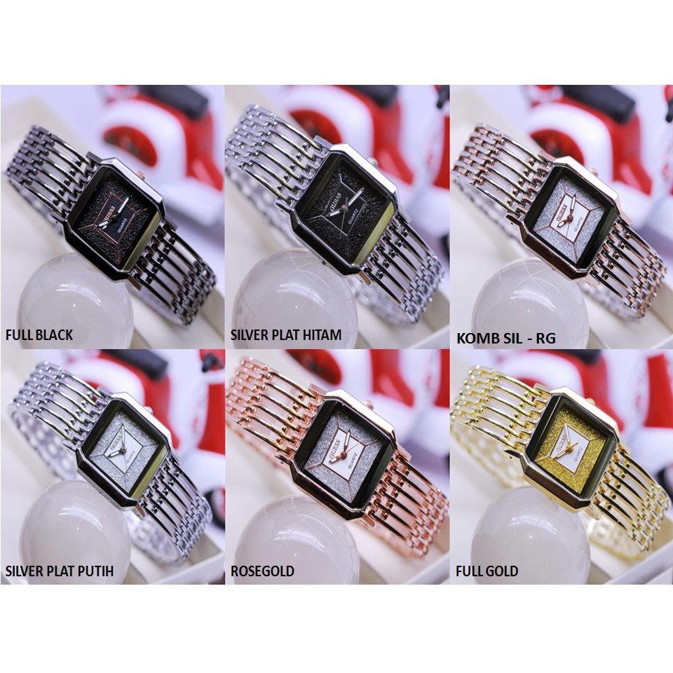 ( READY 6 WARNA ) JAM TANGAN FASHION WANITA PREMIUM MURAH RANTAI  // GS041