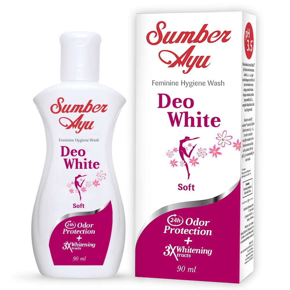 Sumber Ayu Feminine Hygiene Wash Deo Protect Soft &amp; Gentle 90ml