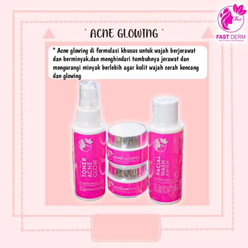 PAKET FAST DERM ACNE GLOWING