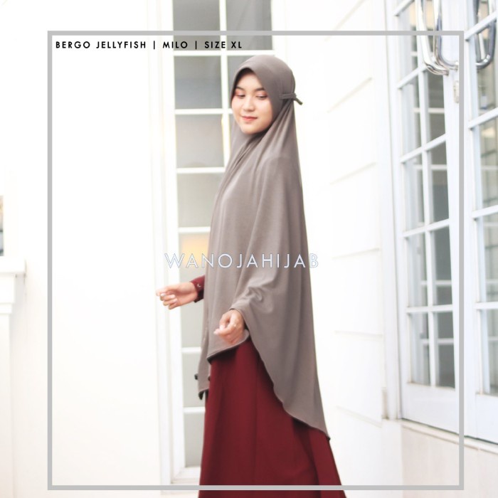 Bergo Jellyfish Size XL by Wanoja - Bergo Tali Pet Wanoja