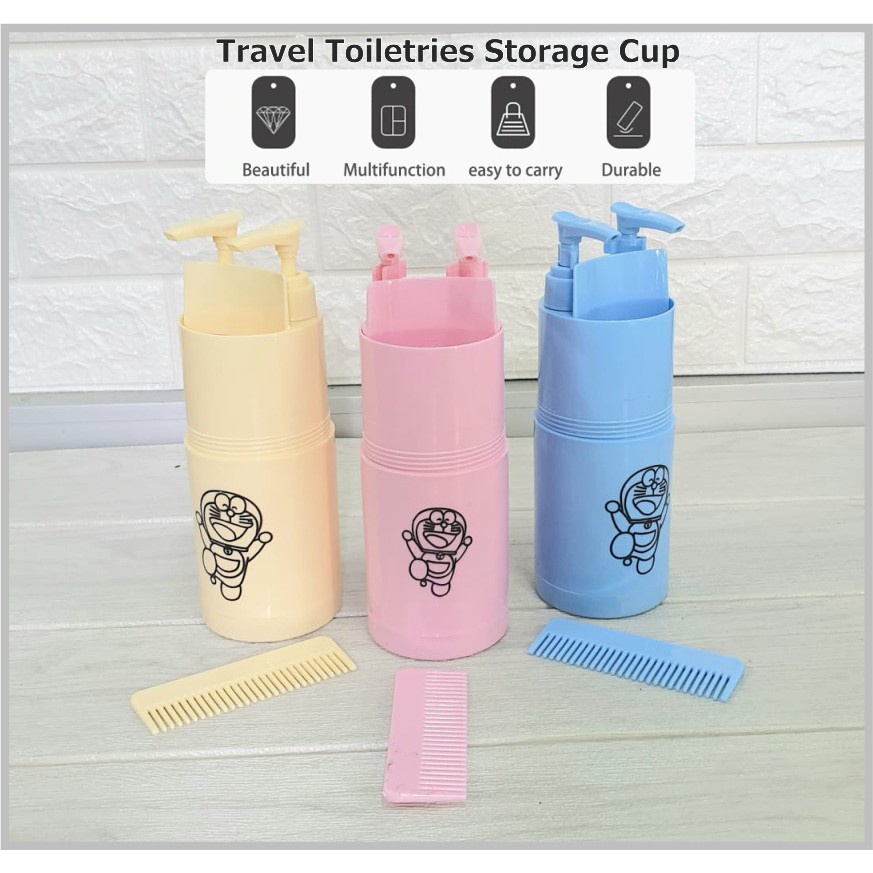 Travel Toiletries Kit Tempat Peralatan Toilet Organizer Praktis Wadah Sabun TRAVELING - DR88