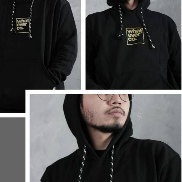 Hoodie Whatever Black