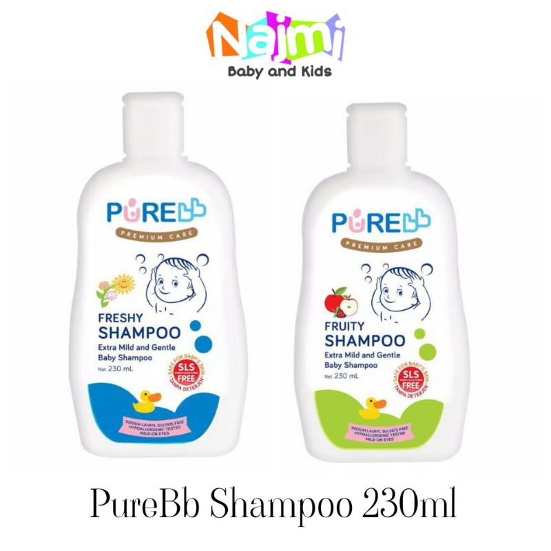 PureBB Pure BB Baby Shampoo 230ml Botol / Shampo Bayi