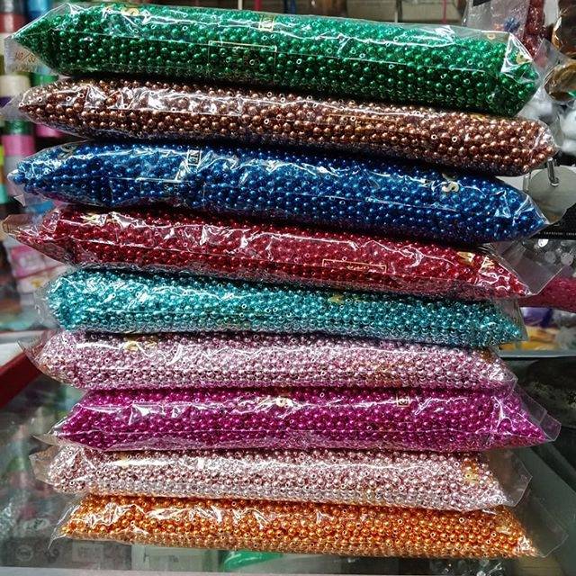 1/2 pon mutiara jepang warna 4mm