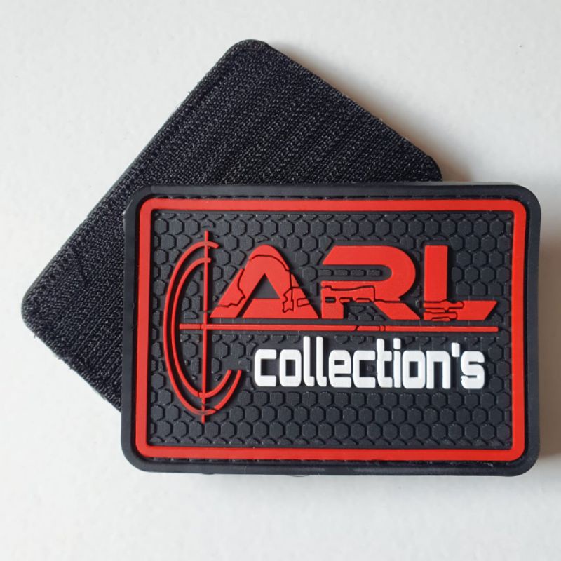 patch rubber logo ARL COLLECTIONS - rubber patch tactical - tempelan emblem karet velcro