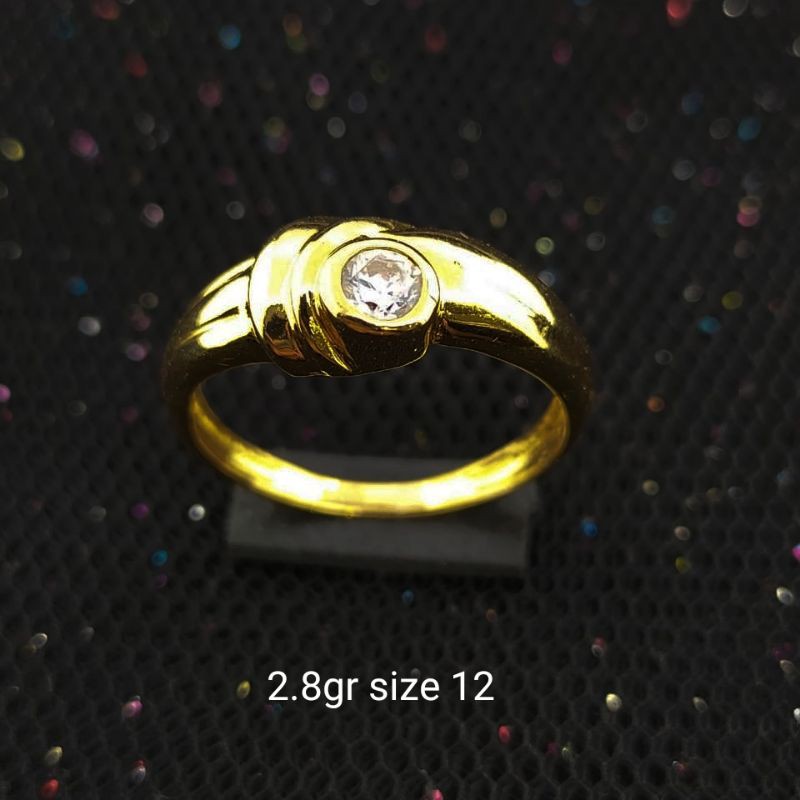 Cincin Emas 17 K - 2.8gr Kadar 750 - 2653