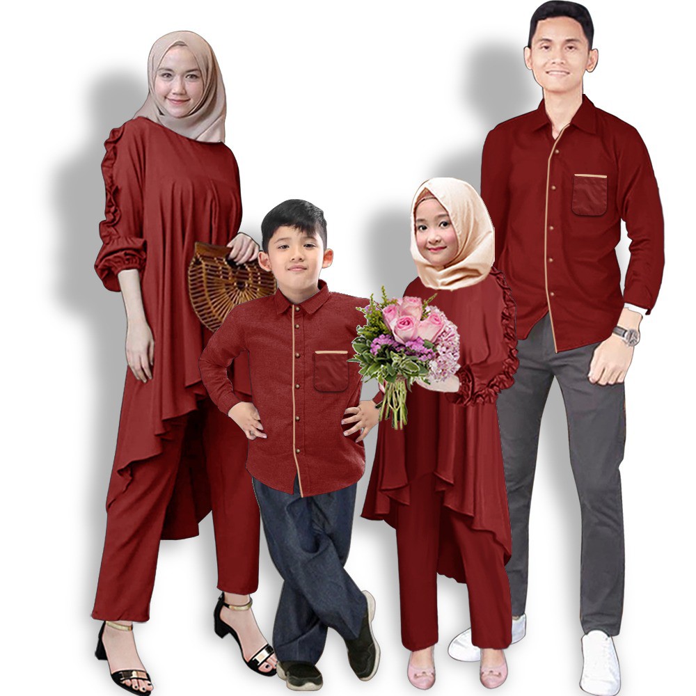 Baju Couple Pasangan - Baju Pasangan - Baju Dress Wanita - CP Sisilia - Clozeta