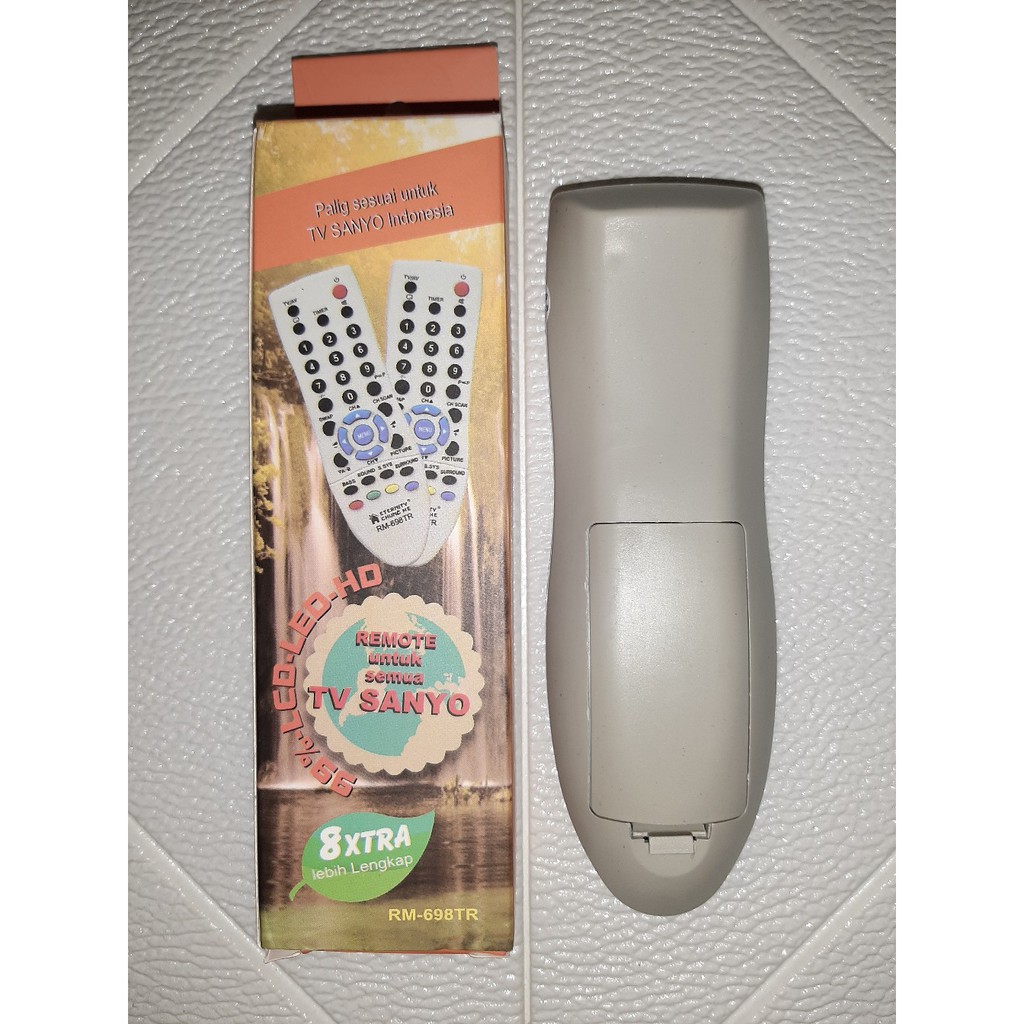 Remot / Remote SANYO TV TABUNG SLIM FLAT MULTI Type 698 tanpa setting