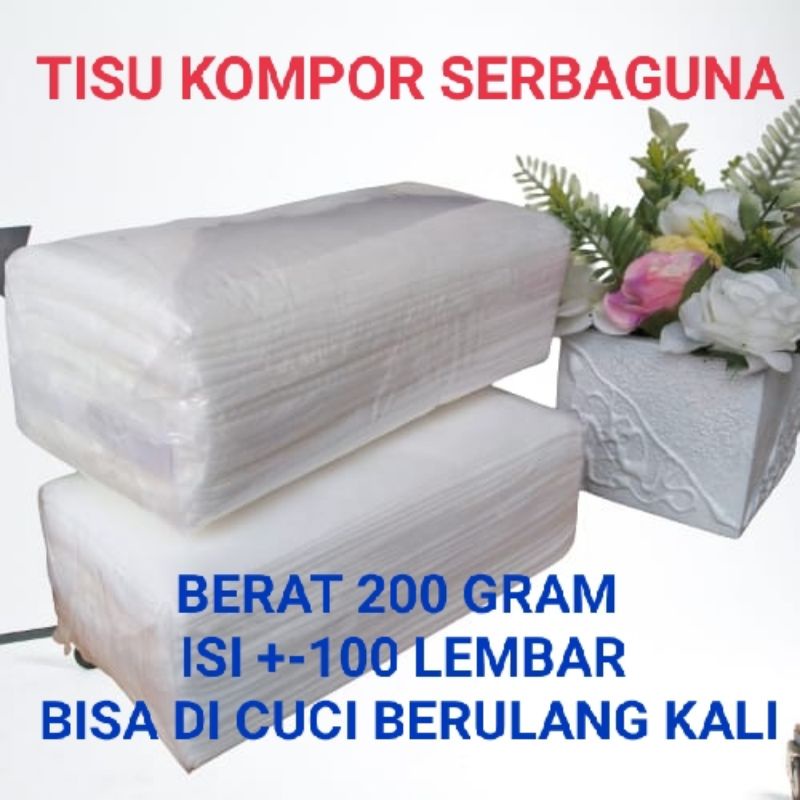 [100% ORIGINAL] TISU TISUE TISSUE KOMPOR 200GR DAPUR MINYAK SERBAGUNA UNIK BISA DICUCI AJAIB