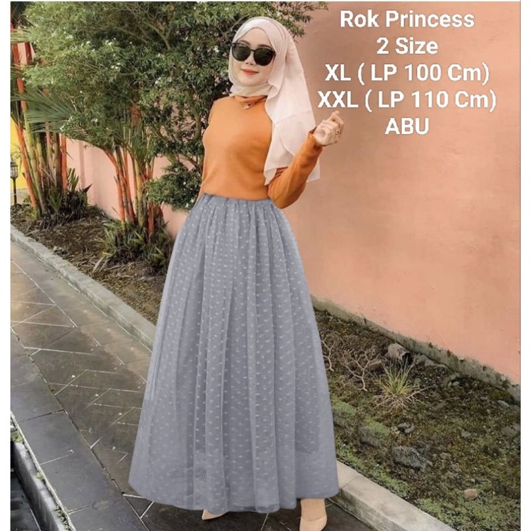 Rok Tutu Dewasa Import Jumbo Tutu Princess Moscrepe Mix Tille Dot Good qualty premium