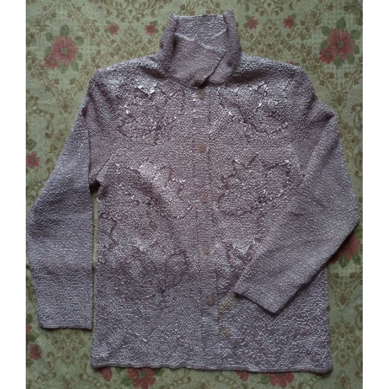 PL Blouse Pleated Dusty #preloved #pleated