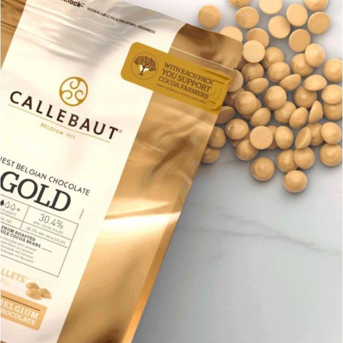 

Callebaut Gold 500g Repack / Callebaut couverture caramel chocolate bakernbar99 dijamin