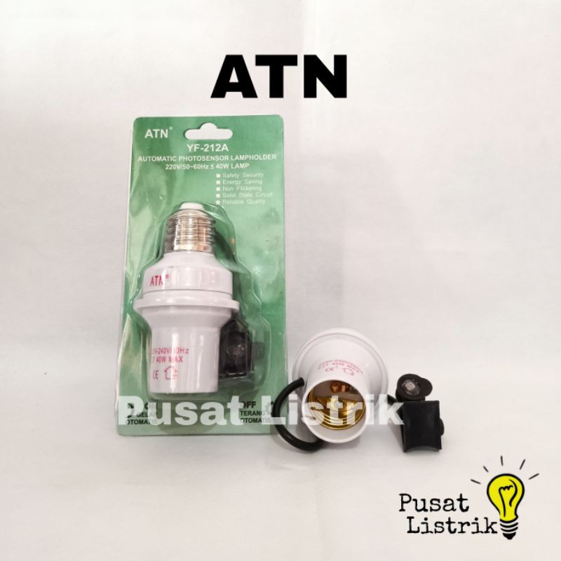 Fitting Sensor ATN Fitting Lampu Sensor E27 ATN