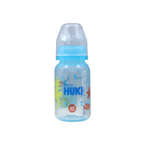 Huki Botol PP Orthodontic Nipple (Blue Bottle) 120 ml - CI0345