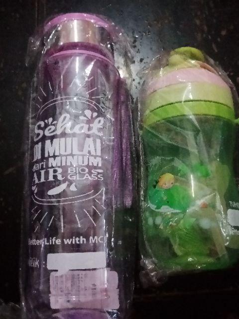 Plus Box Botol Bioglass Mini 1000ml Tumbler Infuser Bioglass 1liter 1 Liter Mini 1000 Ml